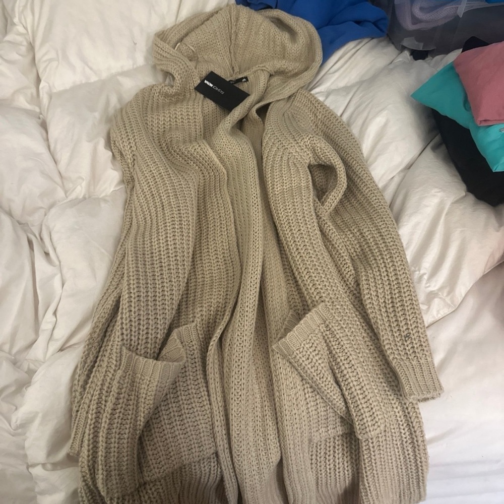 size large women’s hooded cardigan